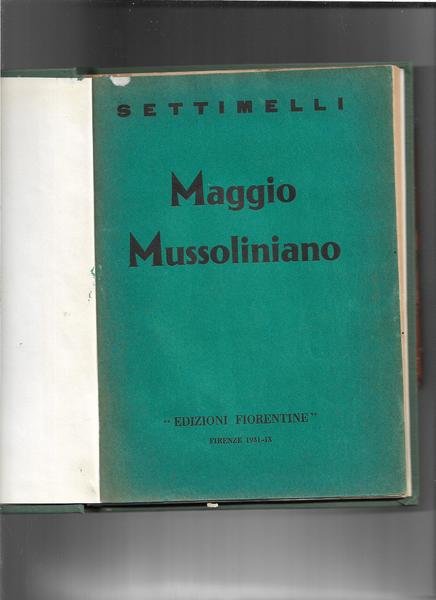 Maggio mussoliniano.