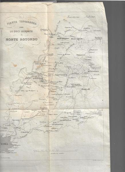 Le dieci giornate di Monte Rotondo. Racconto storico.