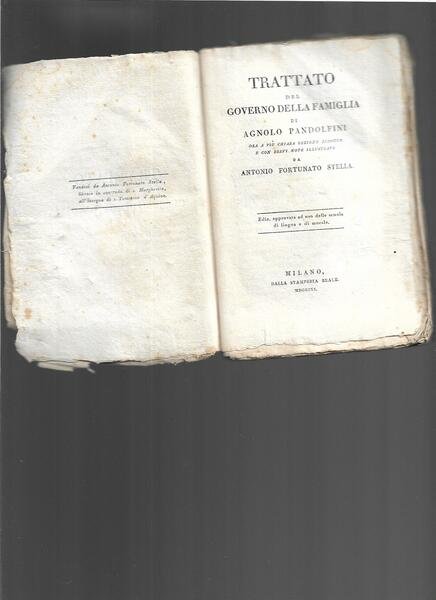 Trattato del governo della famiglia di A. P. ora a …