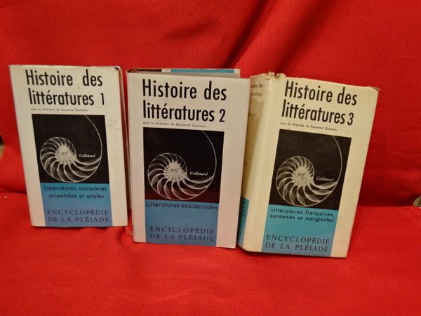 Histoire des littératures. Littératures anciennes orientales et orales. Littératures occidentales. …