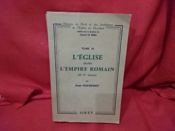 Histoire du droit et des institutions de l'église en occident …