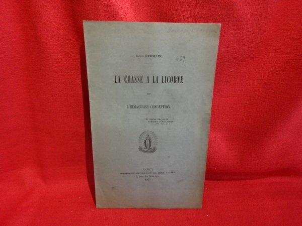 La chasse à la licorne et l'Immaculée Conception.