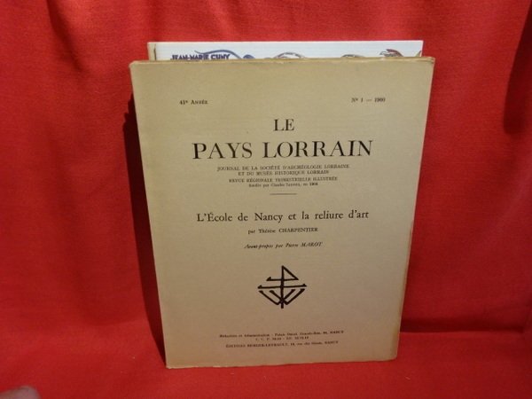 Le Pays Lorrain - 41ème année 1960 - Nº 1.