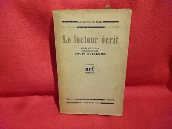 Le lecteur écrit, choix de lettres recueillies par l'auteur.