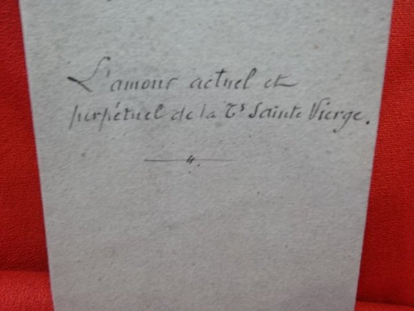 L'amour actuel & perpétuel de la Très-Sainte Vierge.