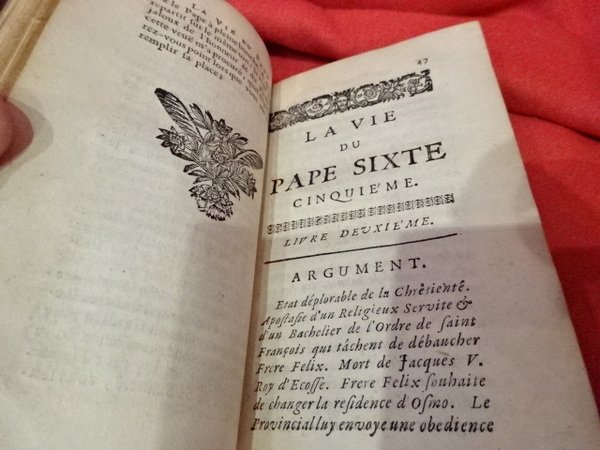 La Vie du Pape Sixte cinquième.