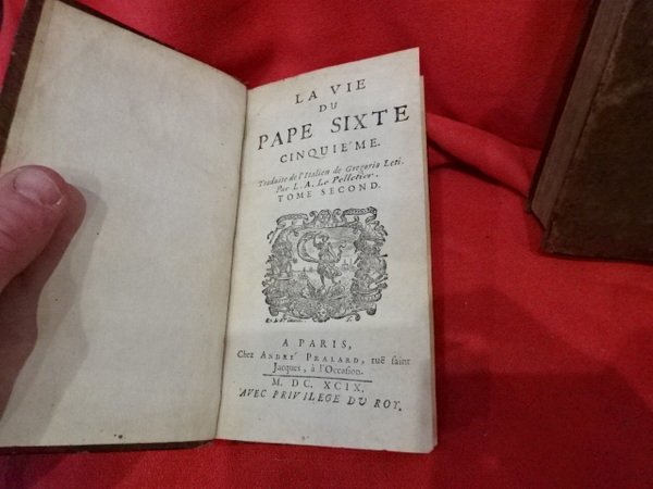 La Vie du Pape Sixte cinquième.