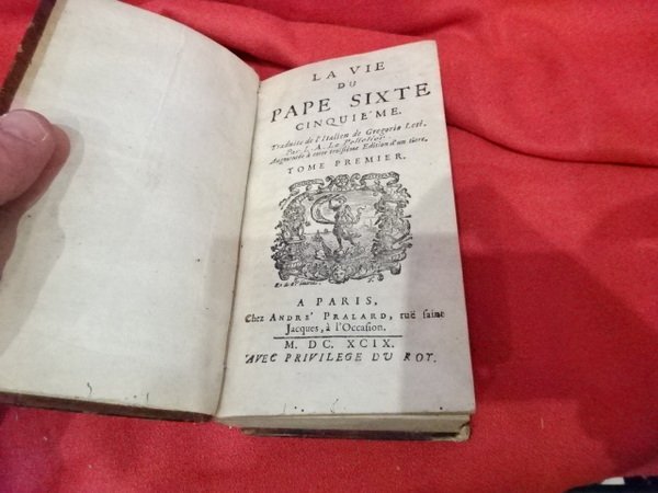 La Vie du Pape Sixte cinquième.