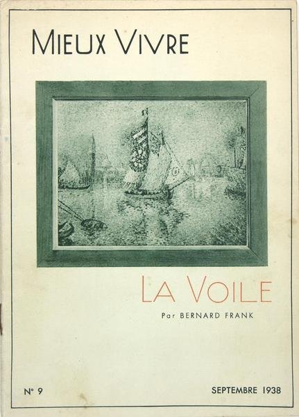 Mieux vivre n° 9 : LA VOILE