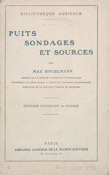 Puits, sondages et sources