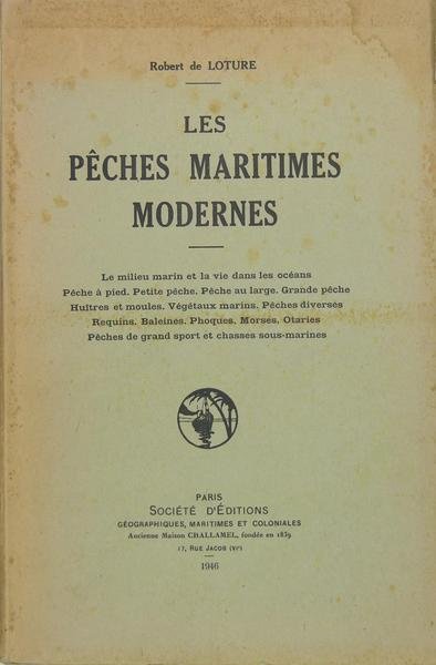 Les pêches maritimes modernes