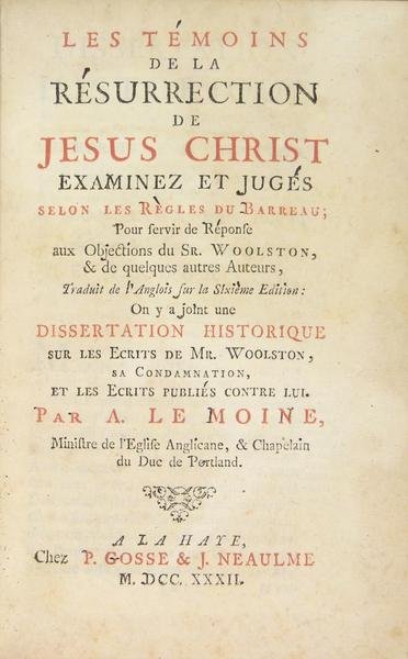 Les témoins de la Résurrection de Jésus Christ examinez et …