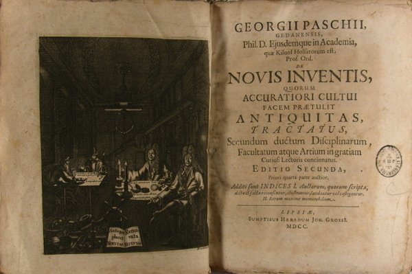 INVENTA NOV-ANTIQUA : Georgii Paschii, Gedanensis, Phil. S. Ejusdem in …