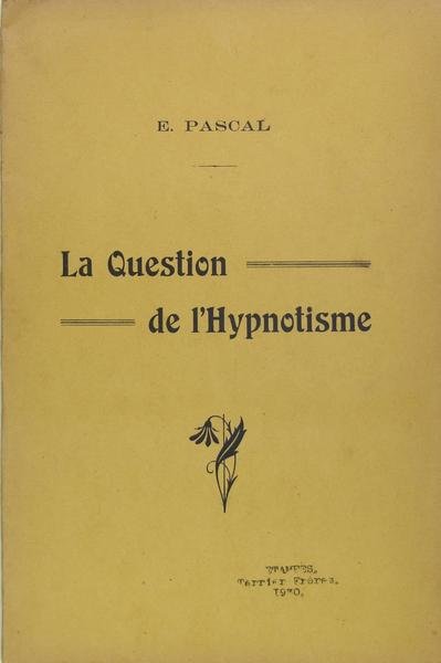 La question de l’hypnotisme