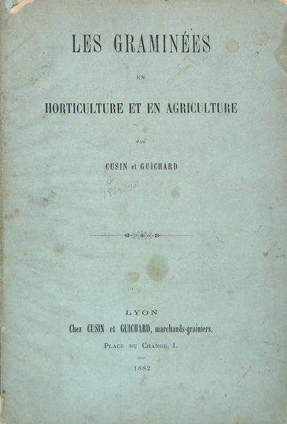 Les graminées en horticulture et en agriculture