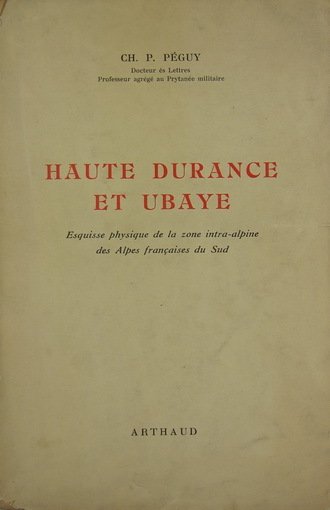 Haute Durance et Ubaye - Esquisse physique de la zone …