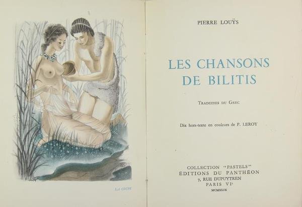 Les chansons de Bilitis