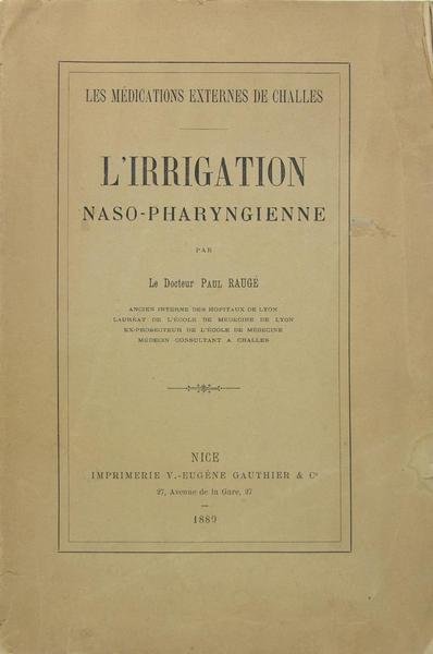 L’irrigation naso-pharyngienne