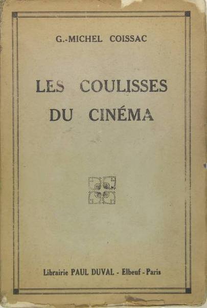 LES COULISSES DU CINEMA.