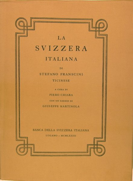 La Svizzera italiana