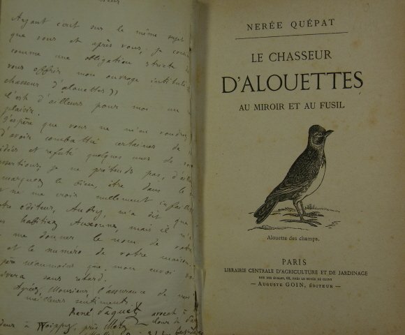 Le chasseur d’alouettes au miroir et au fusil.