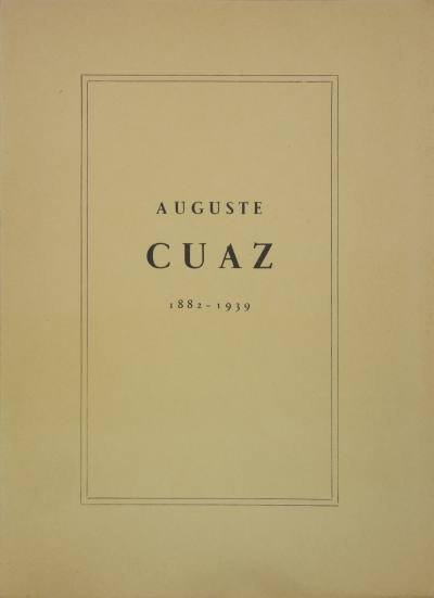 Auguste Cuaz 1882-1939