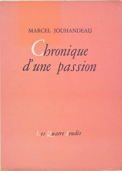 Chronique d'une passion