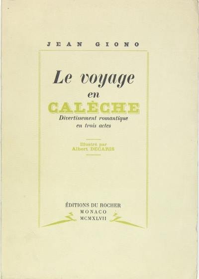 Le voyage en calèche