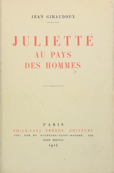 Juliette au pays des hommes