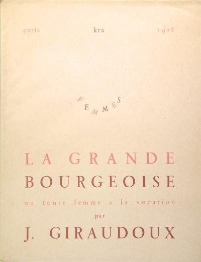 La grande bourgeoise ou toute femme a la vocation