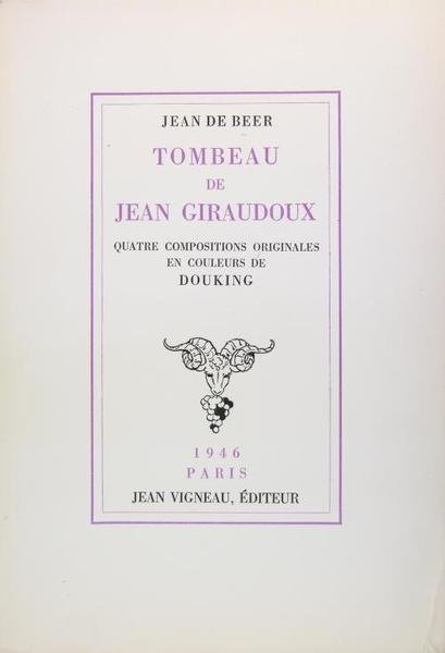 Tombeau de Jean Giraudoux