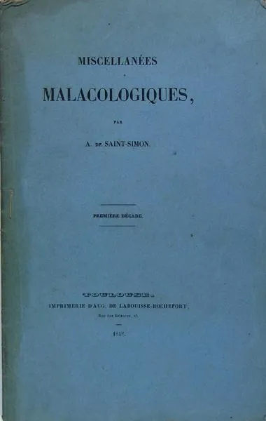 Miscellanées malacologiques | Immagine principale