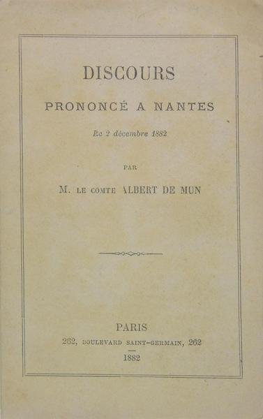 Discours prononcé à Nantes le 2 décembre 1882