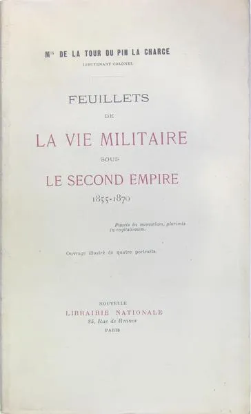 Feuillets de la vis miliataire sous le second empire 1855-1870 | Immagine principale