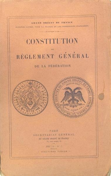 Constitution et règlement général de la Fédération.