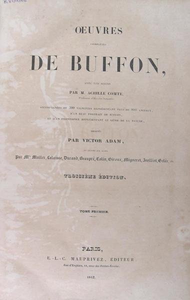 Oeuvres complètes de Buffon