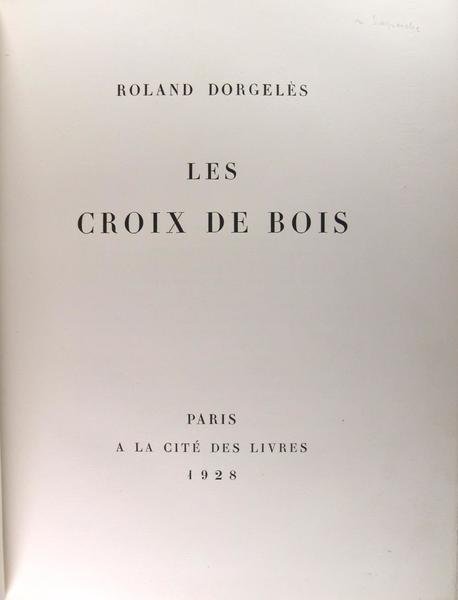 Les croix de bois.‎