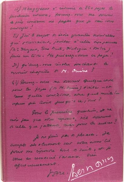 M. Ouine - Histoire d'un roman - Notes et variantes.