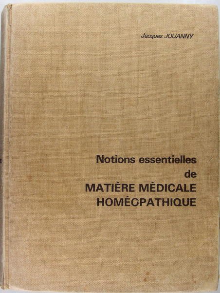 Notions essentielles de matière médicale homéopathique‎.