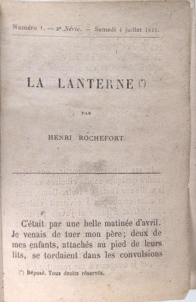 La Lanterne.