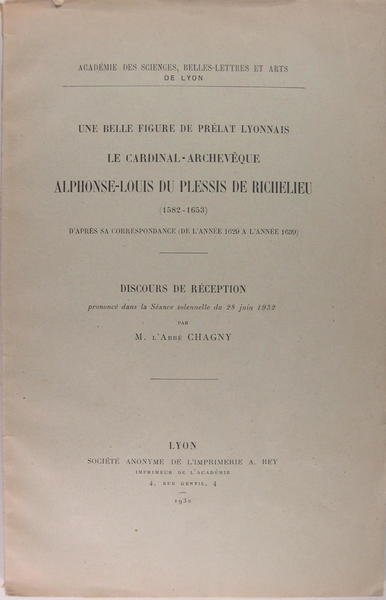 Une belle figure de prélat Lyonnais : Le Cardinal- Archevêque …