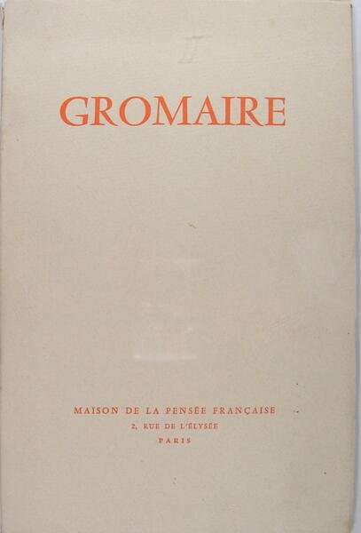 Gromaire soixante-dix peintures : 1923-1957.