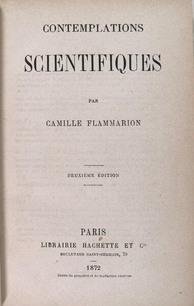 Contemplations scientifiques