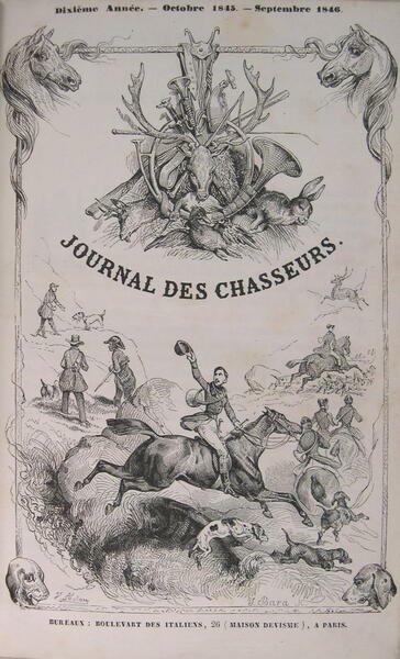 Journal des chasseurs, oct 1845 à Sept 1846