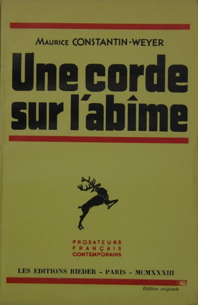 Une corde sur l’abîme