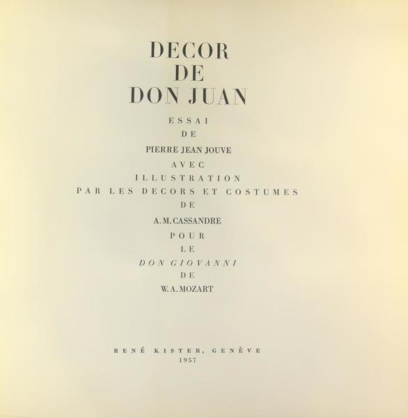 Décor de Don Juan