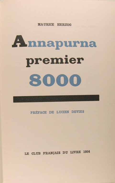 Annapurna premier 8000