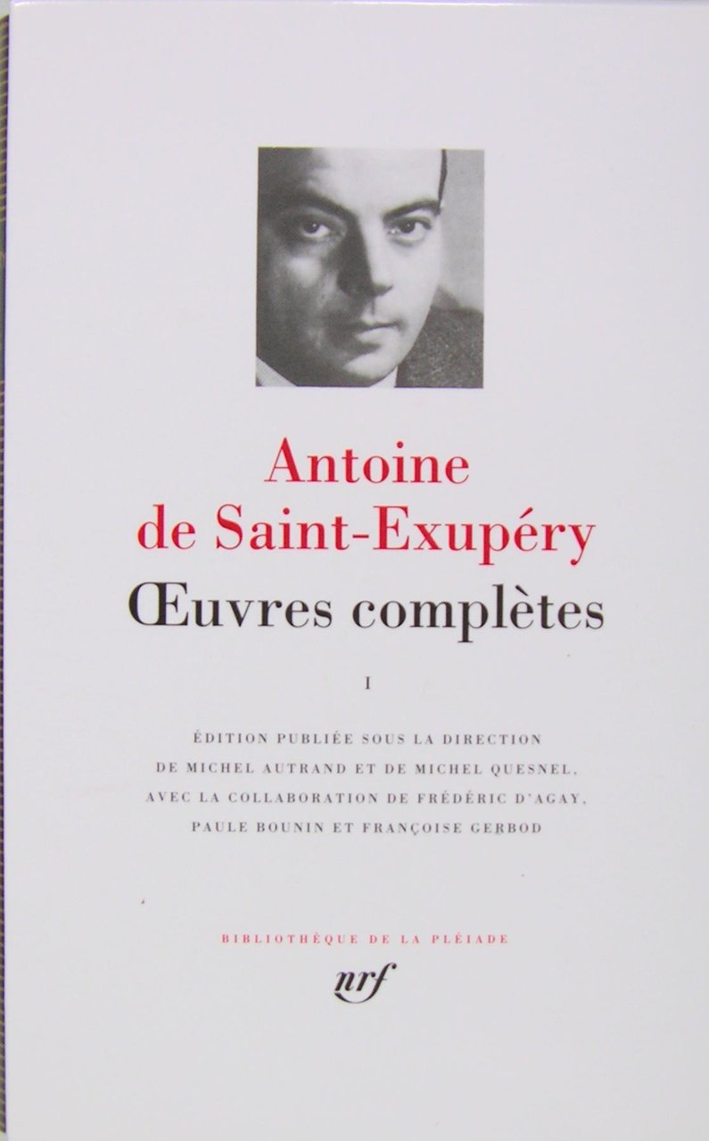 Antoine de Saint-Exupéry - Oeuvres complètes I. | Immagine principale