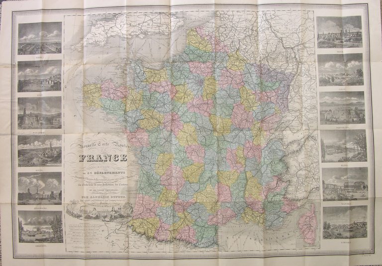 Carte Spéciale des Chemins de Fer de France.