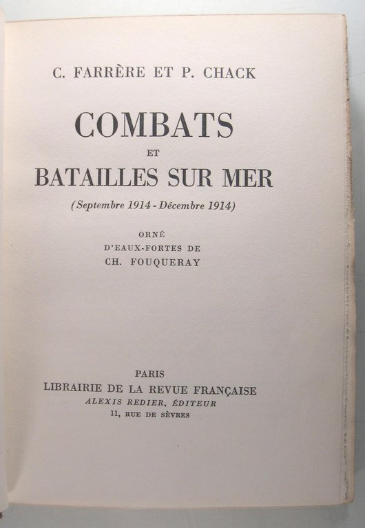 Combats et batailles sur mer